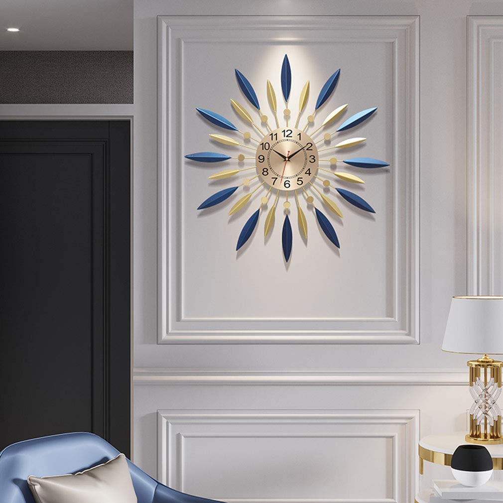 Amazon.co.jp: 壁掛け時計 モダンアートクロック 24インチ 大型金属製